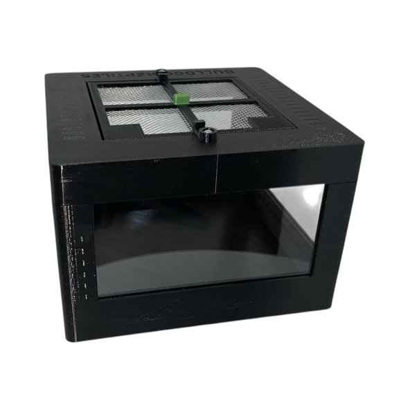 Terárium pre pavúky a hmyz CUBE čierna 150x150x100 mm