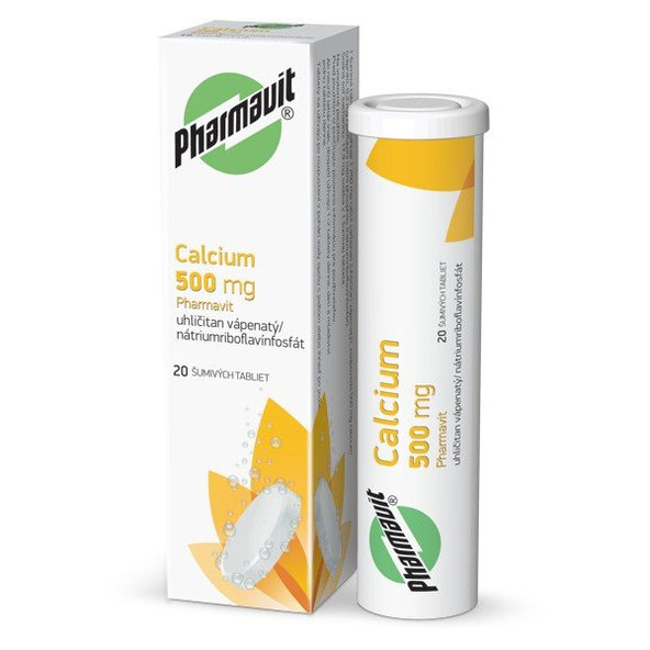 CALCIUM PHARMAVIT šumivé tablety 500mg/20tbl