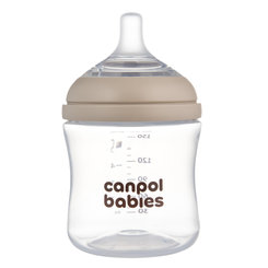 CANPOL BABIES Fľaša Natural Shape antikoliková 150 ml