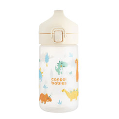 CANPOL BABIES Fľaša pre deti JUNIOR krémová 400 ml