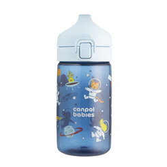 CANPOL BABIES Fľaša pre deti JUNIOR modrá 400 ml