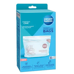 CANPOL BABIES sterilizačné vrecká do mikrovlnnej rúry 6 kusov