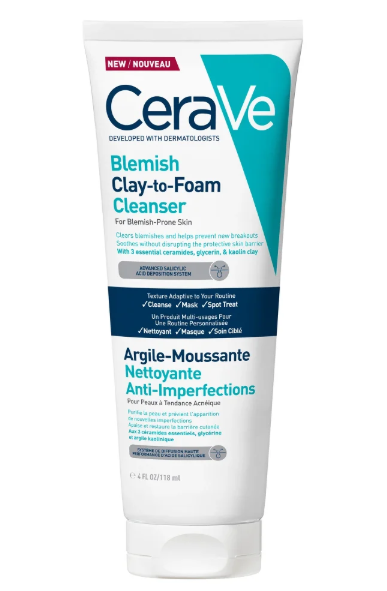 CeraVe čistiaci Clay-to-Foam krém 118ml kúpite na Najlekaren.eu