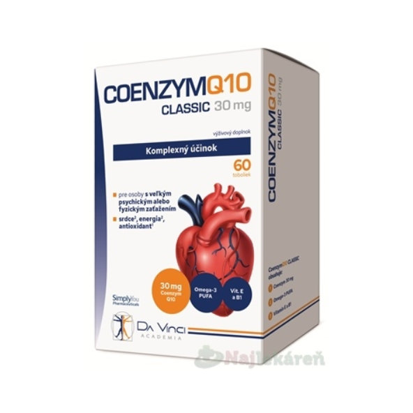 COENZYM Q10 Classic 30 mg Da Vinci 60ks