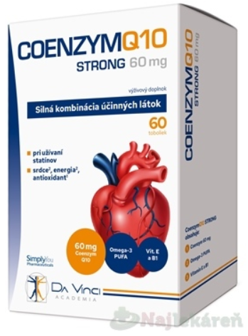 COENZYM Q10 Strong 60 mg Da Vinci 60ks