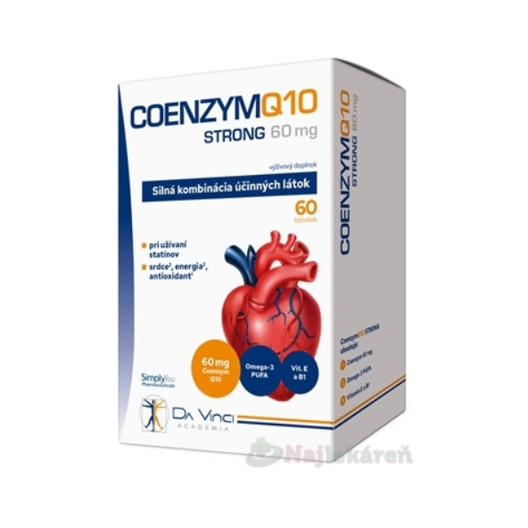 COENZYM Q10 Strong 60 mg Da Vinci 60ks