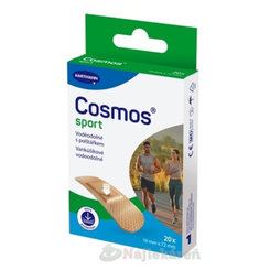COSMOS Na šport náplasť na rany flexibilná 1,9cmx7,2cm 20ks