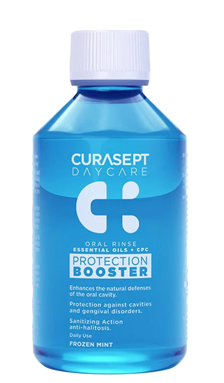 CURASEPT Daycare BOOSTER ústna voda Frozen Mint 250ml