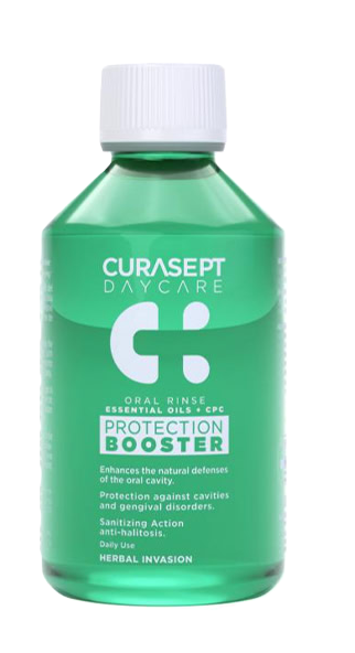 CURASEPT Daycare BOOSTER ústna voda Herbal Invasion 250ml