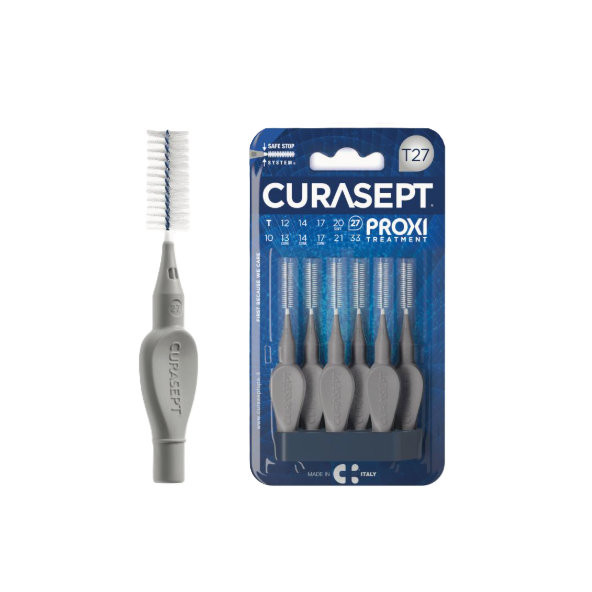CURASEPT PROXI T27 medzizubné kefky šedé 6 ks