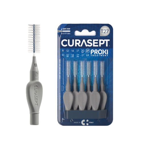 CURASEPT PROXI T27 medzizubné kefky šedé 6 ks