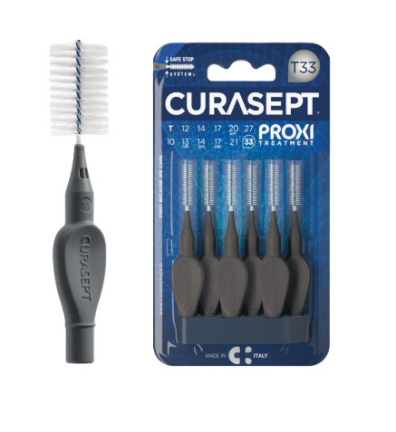 CURASEPT PROXI T33 medzizubné kefky antracid 6 ks