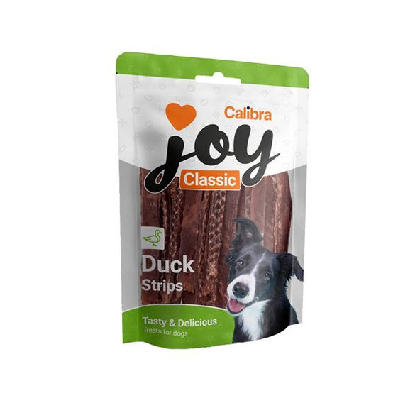 Calibra Joy Dog Classic Duck Strips maškrta pre psov 250 g