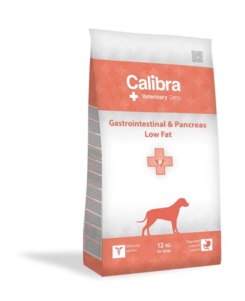 Calibra Vet Diet Dog Gastrointestinal & Pancreas Low Fat granule pre psov 12 kg