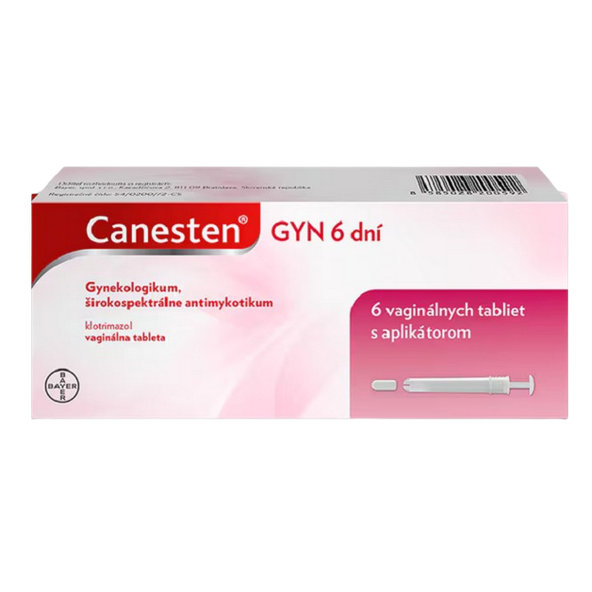 Canesten GYN 6 dní vaginálne tablety 6ks