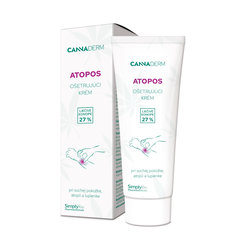 Cannaderm Atopos ošetrujúci krém na atopiu a psoriázu 75g