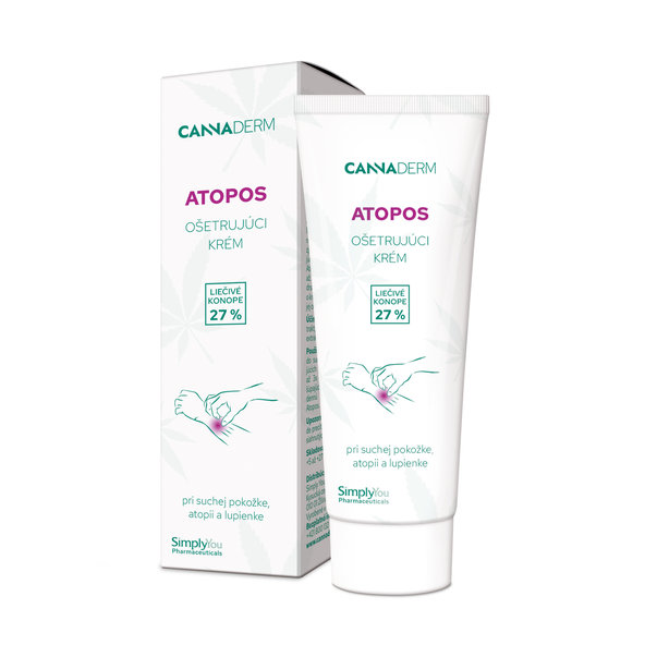 Cannaderm Atopos ošetrujúci krém na atopiu a psoriázu 75g