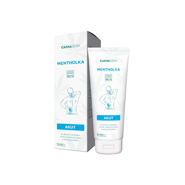 Cannaderm MENTHOLKA AKUT chladivá masážna emulzia 125ml