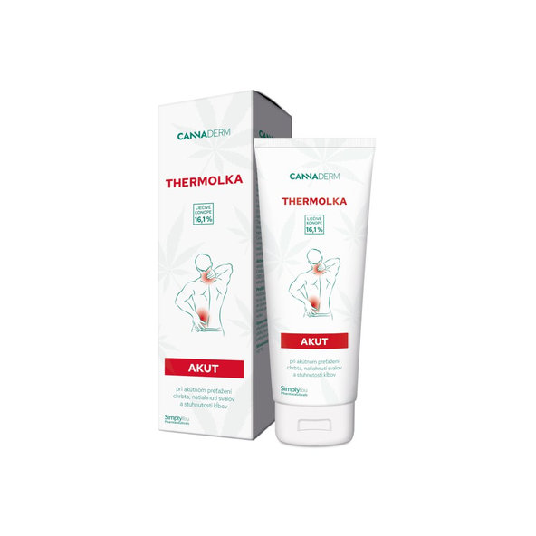 Cannaderm THERMOLKA AKUT hrejivá masážna emulzia 125ml