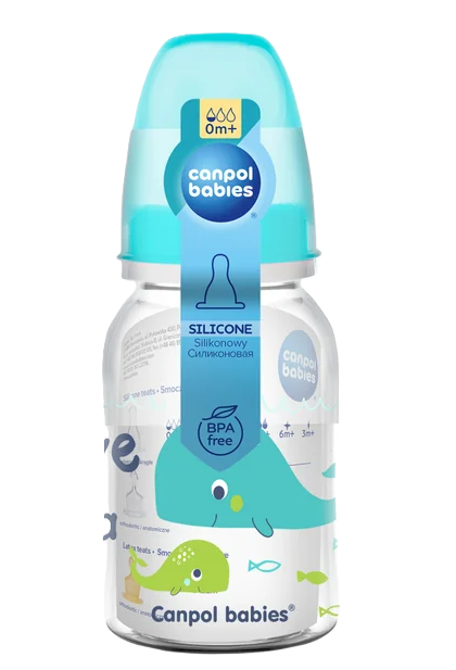 Canpol Babies fľaša s úzkym hrdlom Love & Sea 120ml