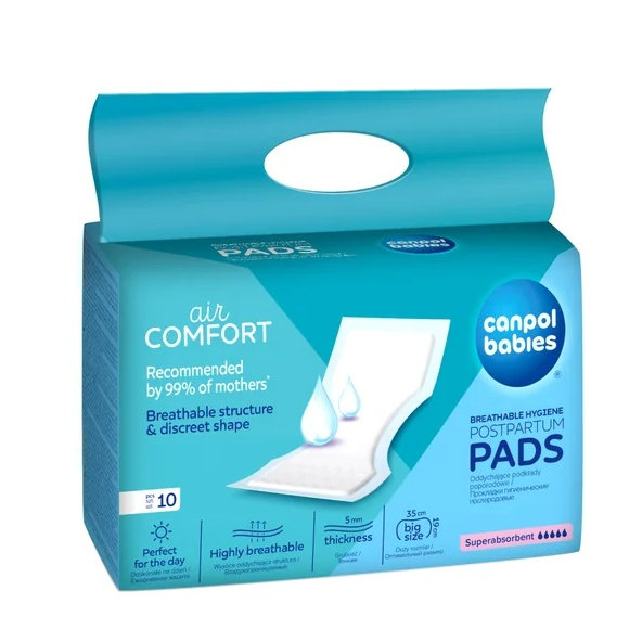 CANPOL BABIES 73/003 Superabsorpčné popôrodné vložky 10 ks