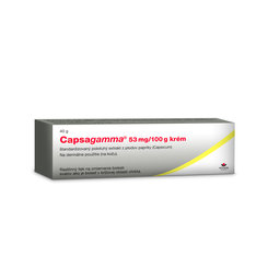 Capsagamma 53 mg/100 g krém na bolesť svalov, chrbta 40 g