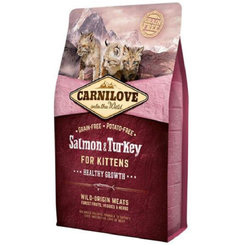 Carnilove cat Grain Free Kitten Salmon & Turkey granule pre mačiatka 2kg