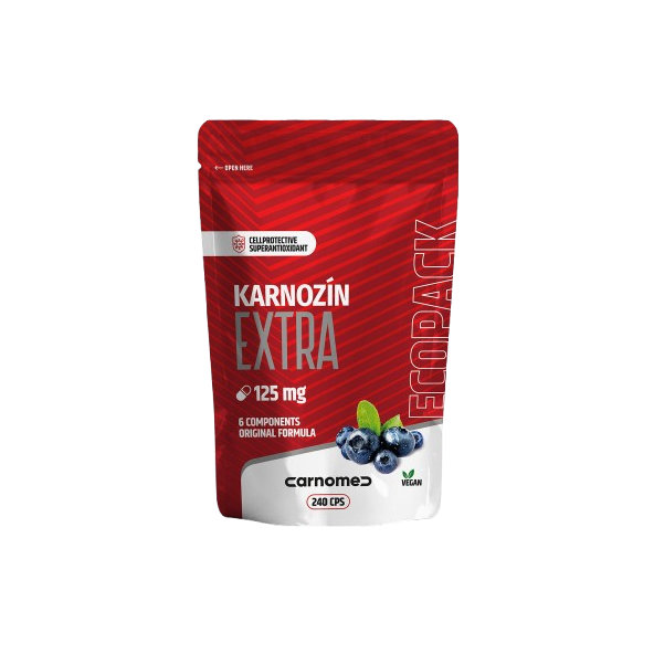 CarnoMed Karnozín Extra 125 mg Ecopack 240 kapsúl