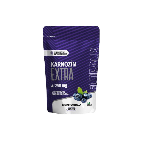 CarnoMed Karnozín Extra 250 mg Ecopack 180 kapsúl
