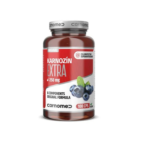 CarnoMed Karnozín Extra Pure&Strong proti starnutiu 100 kapsúl