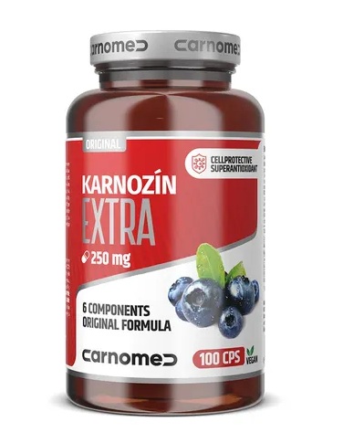 CarnoMed Karnozín EXTRA Pure&Strong 100 kapsúl