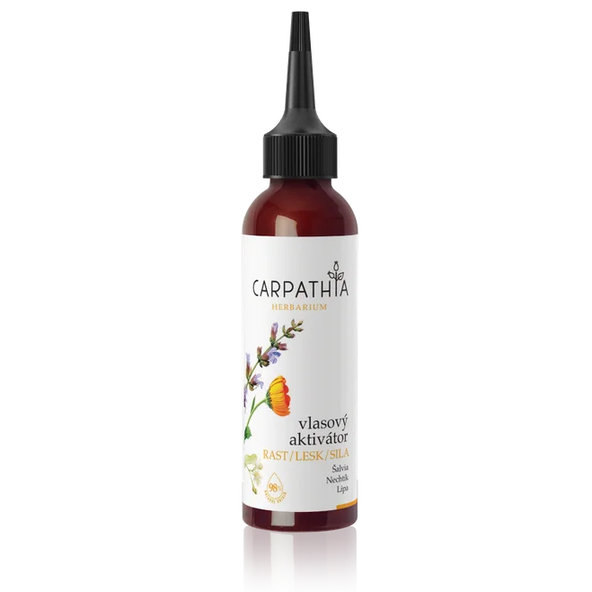 Carpathia Herbarium vlasový aktivátor Rast lesk a sila 150 ml