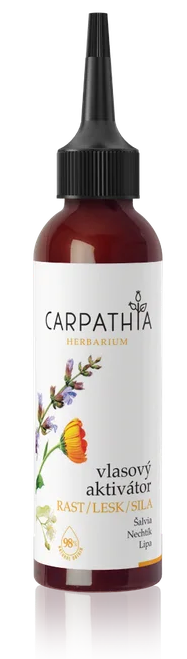 Carpathia Herbarium vlasový aktivátor Rast lesk a sila 150 ml