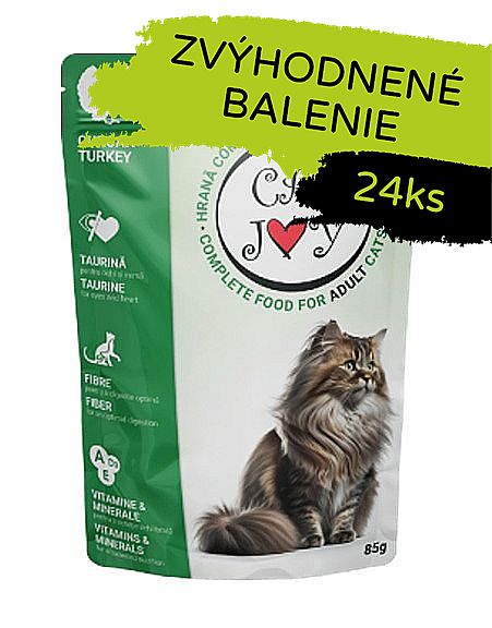 Cat Joy kapsička Turkey 24 x 85 g