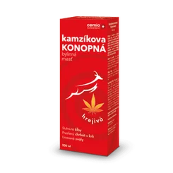 Cemio Kamzíkova konopná masť hrejivá 200 ml