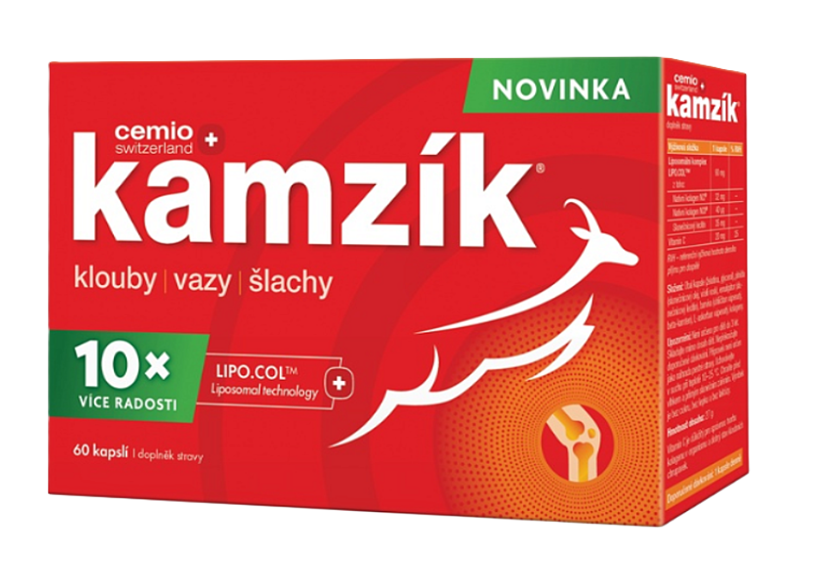 Cemio Kamzík kapsuly na výživu kĺbov a chrupaviek 60 cps kúpite na Najlekaren.eu