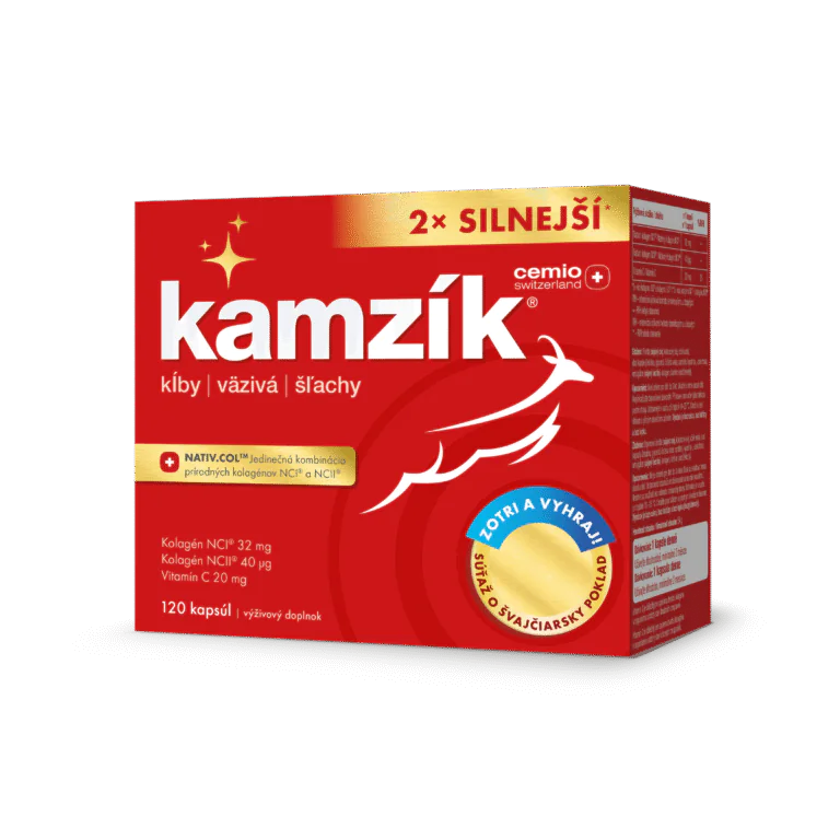 Cemio Kamzík kapsuly na výživu kĺbov a chrupaviek 120 cps kúpite na Najlekaren.eu