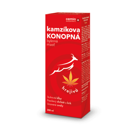 Cemio Kamzík konopná masť bylinná masť s hrejivým účinkom 200 ml kúpite na Najlekaren.eu