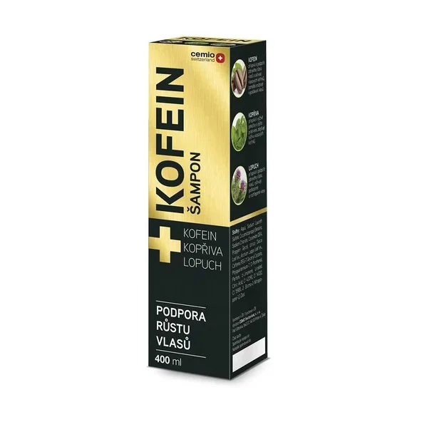 Cemio Kofein šampón podpora rastu vlasov 400 ml
