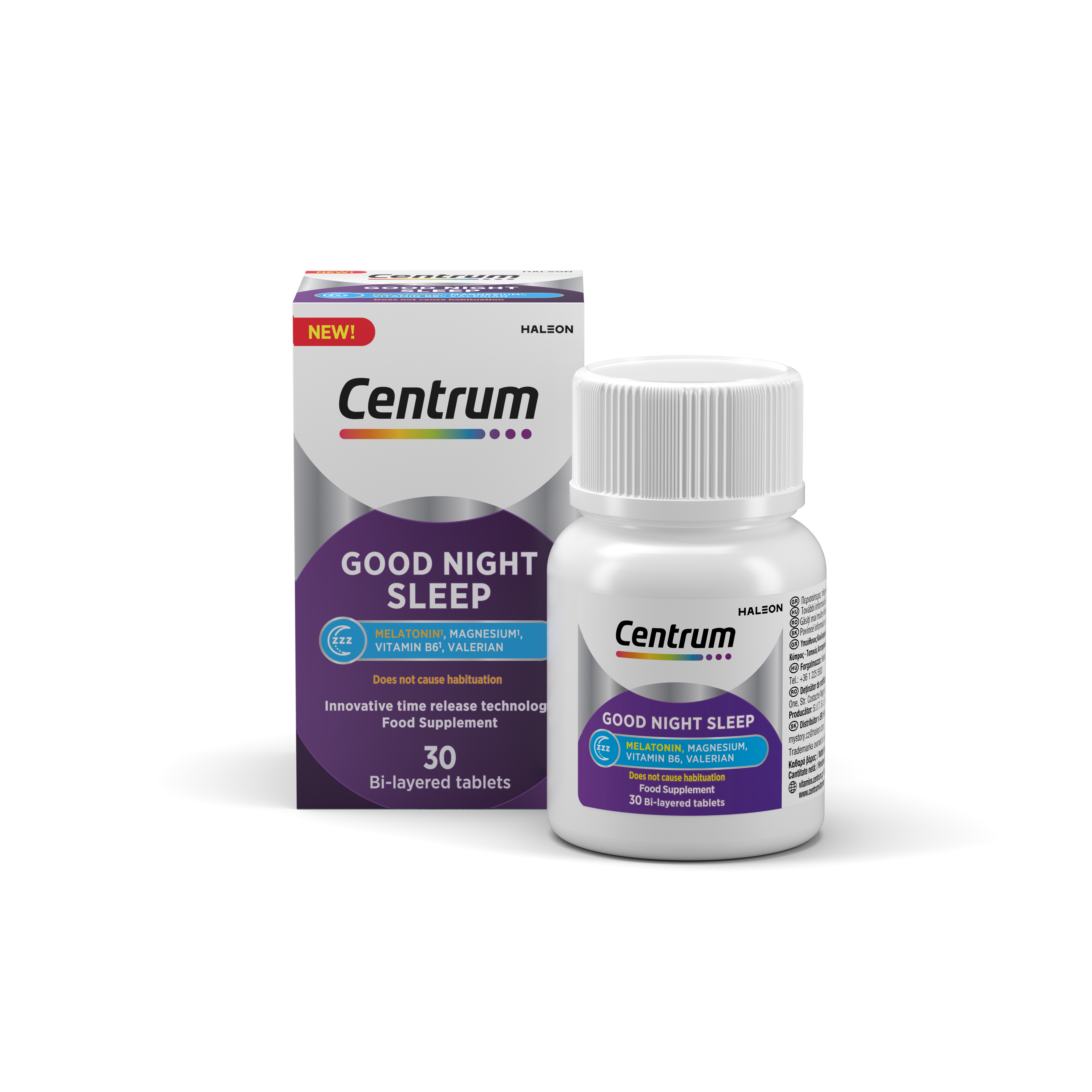 Centrum Good Night Sleep Melatonin + Valeriana 30 tabliet