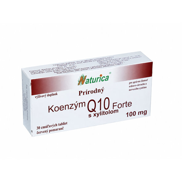 Naturica Prírodný KOENZÝM Q10 FORTE s xylitolom 100 mg