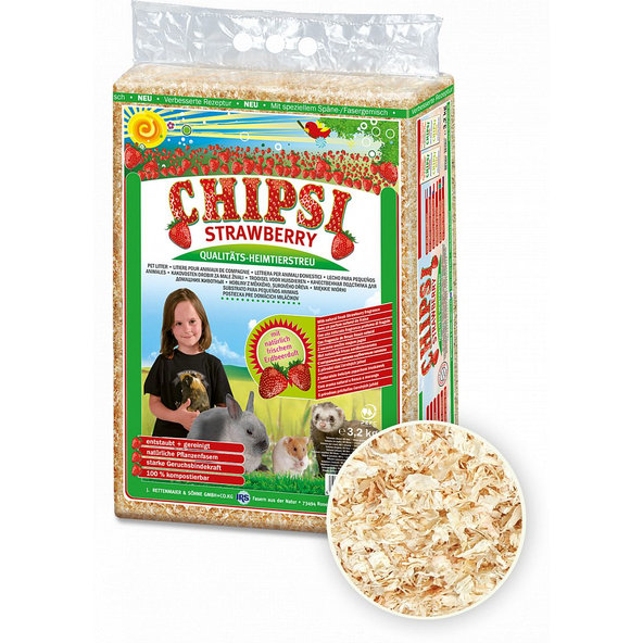 Chipsi - strawberry 60L 3.2kg x 10ks
