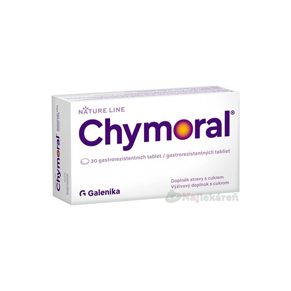 Chymoral gastrorezistentné tablety 30tbl