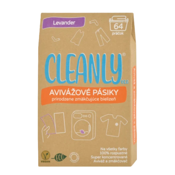 CleanlyEco Avivážové pásiky Levandula 64 praní
