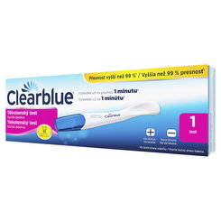 Clearblue Rýchla detekcia tehotenský test 1ks