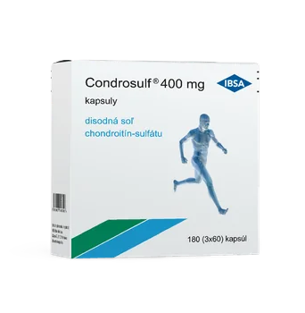 Condrosulf 400mg na zápal a bolesť kĺbov 180 kapsúl kúpite na Najlekaren.eu