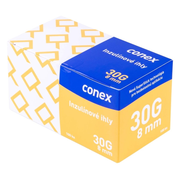 Conex inzulínové ihly 30G 8 mm 100 ks
