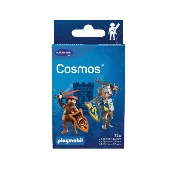 Cosmos Playmobil Novelmore vodeodolné detské náplasti 12 ks