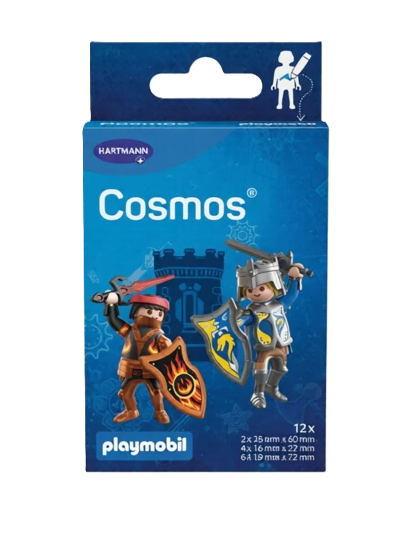Cosmos Playmobil Novelmore vodeodolné detské náplasti 12 ks