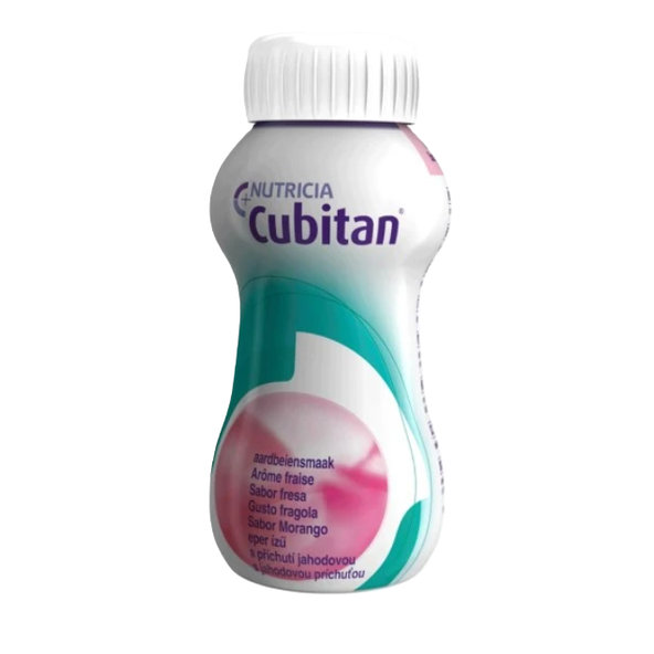 Cubitan s jahodovou príchuťou 4 x 200 ml